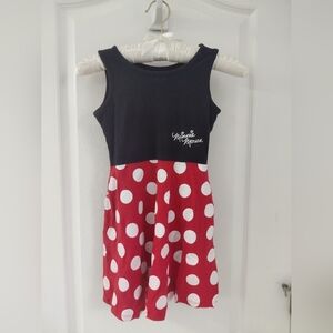 Disney Minnie Mouse Black & Red Polka Dot Dress